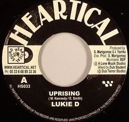 Lukie D : Uprising | Single / 7inch / 45T  |  Dancehall / Nu-roots