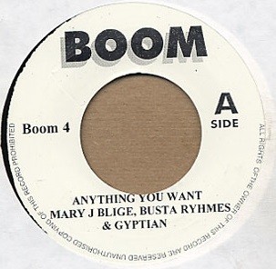 Mary J Blige Busta Rymes & Gyptian : Anything You Want | Single / 7inch / 45T  |  Info manquante
