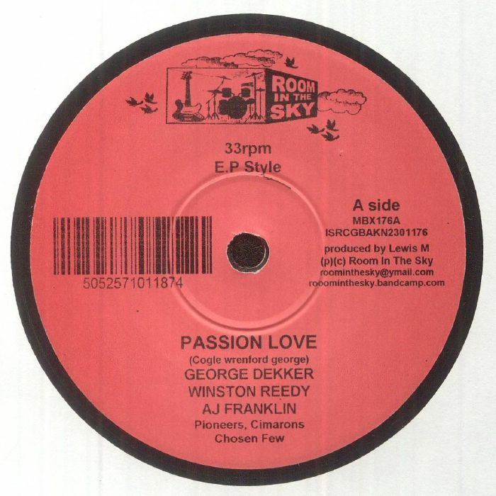 George Dekker, Winston Reedy  AJ Franklin : Passion Love | Single / 7inch / 45T  |  Dancehall / Nu-roots