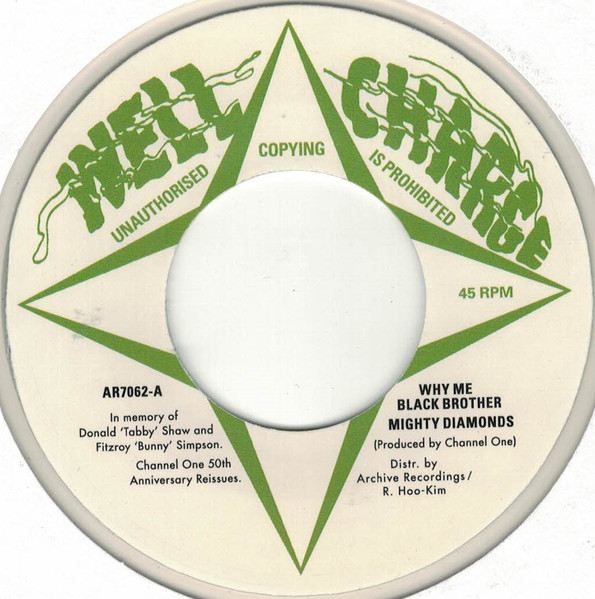 The Mighty Diamonds : Why Me Black Brother | Single / 7inch / 45T  |  Oldies / Classics
